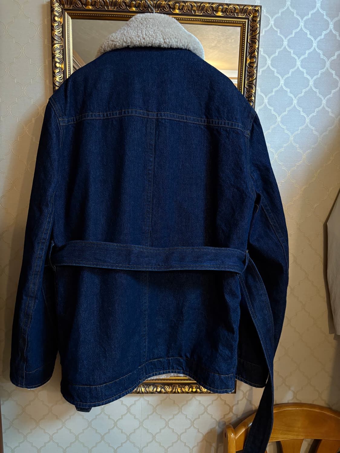 Dries fur denim jaket 상품이미지5