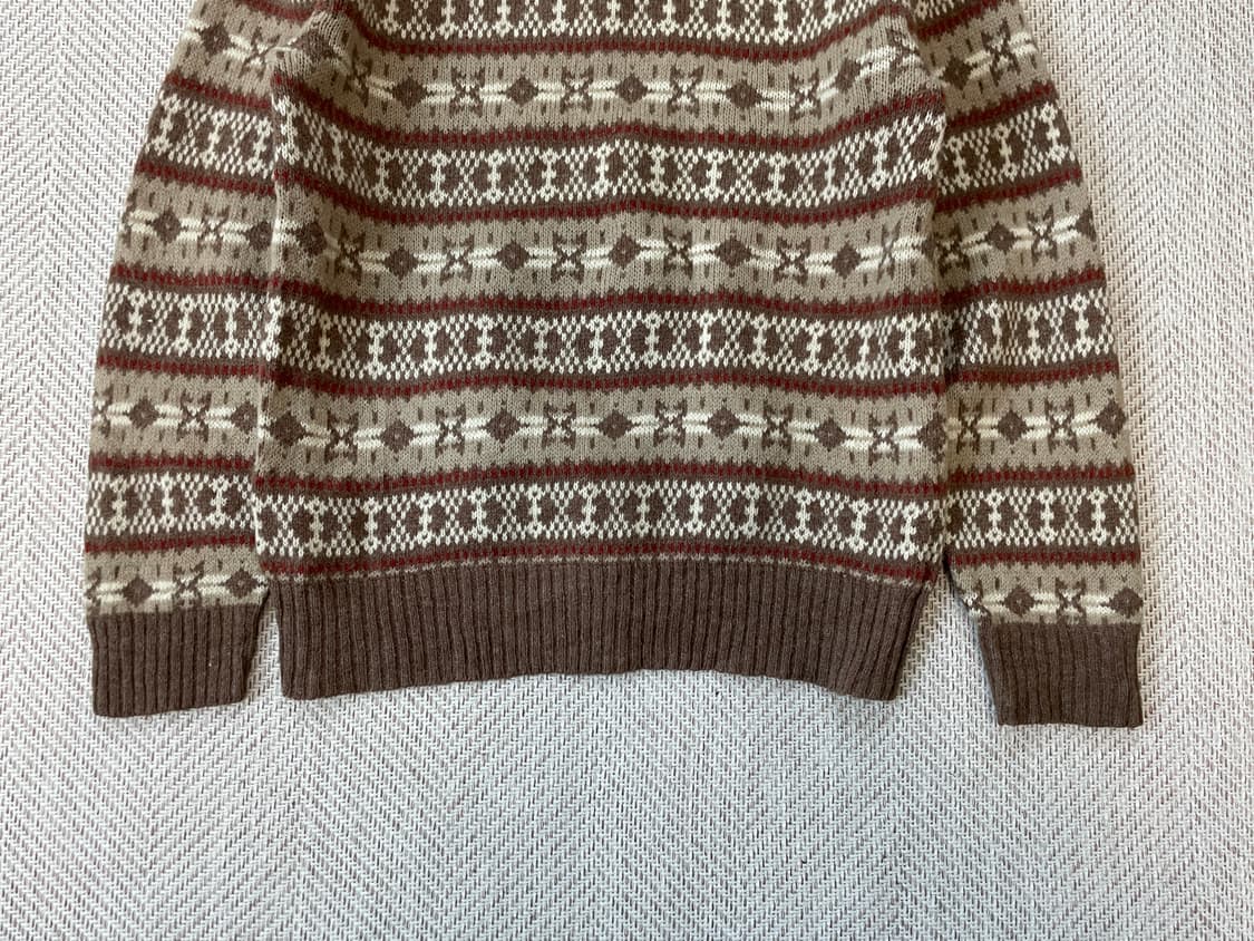 빈티지 노르딕 페어아일 니트  J03799 상품이미지6