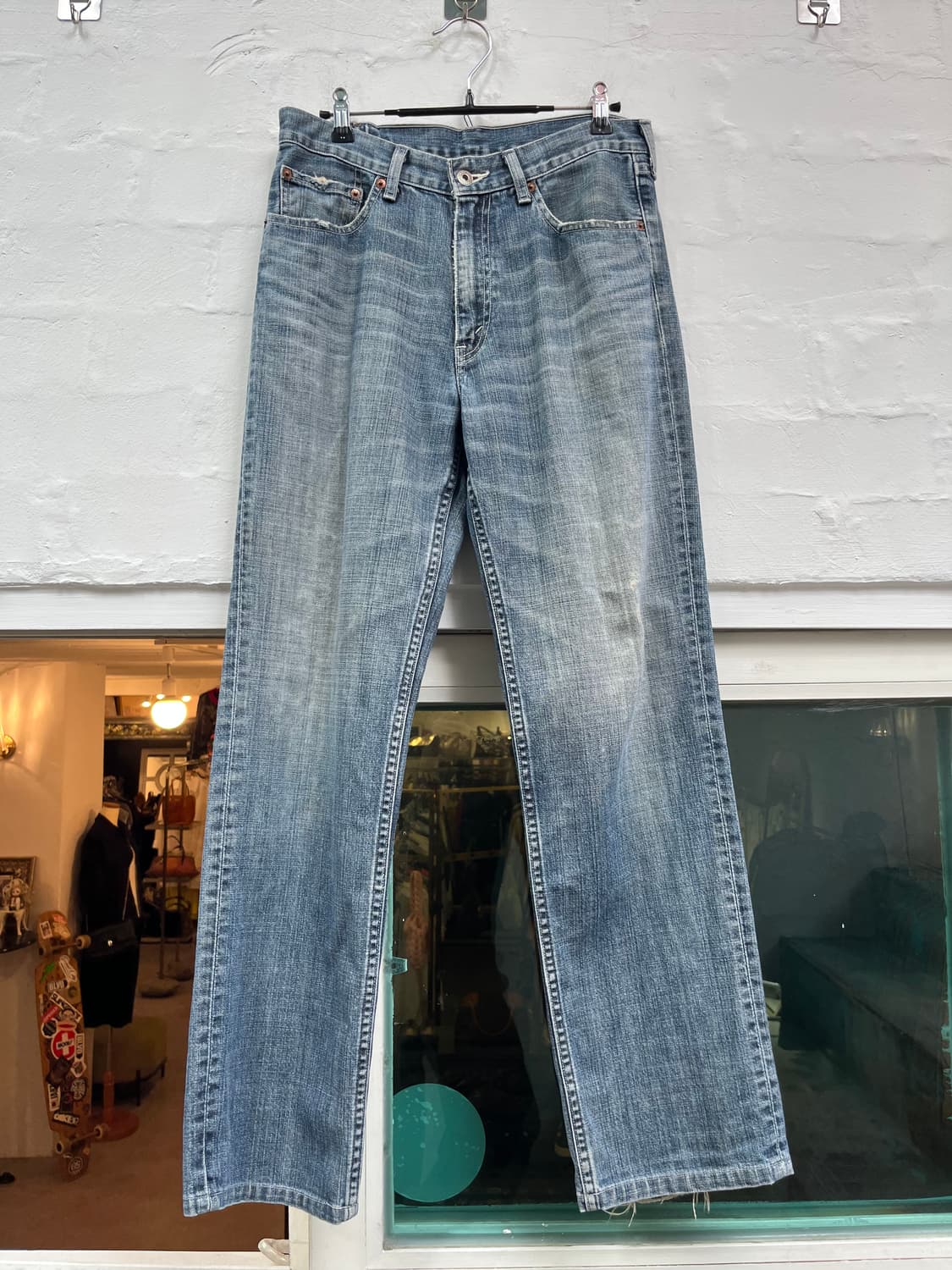 Levis 502 MADE IN JAPAN 스트레이트핏 데님팬츠 W32 상품이미지1