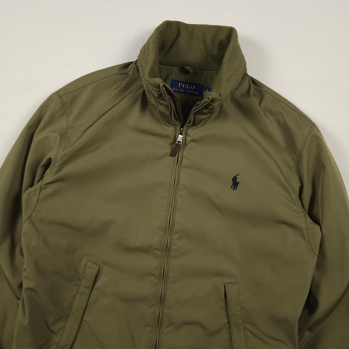 L(100) 폴로 랄프로렌 봄버 점퍼 카키 상품이미지1