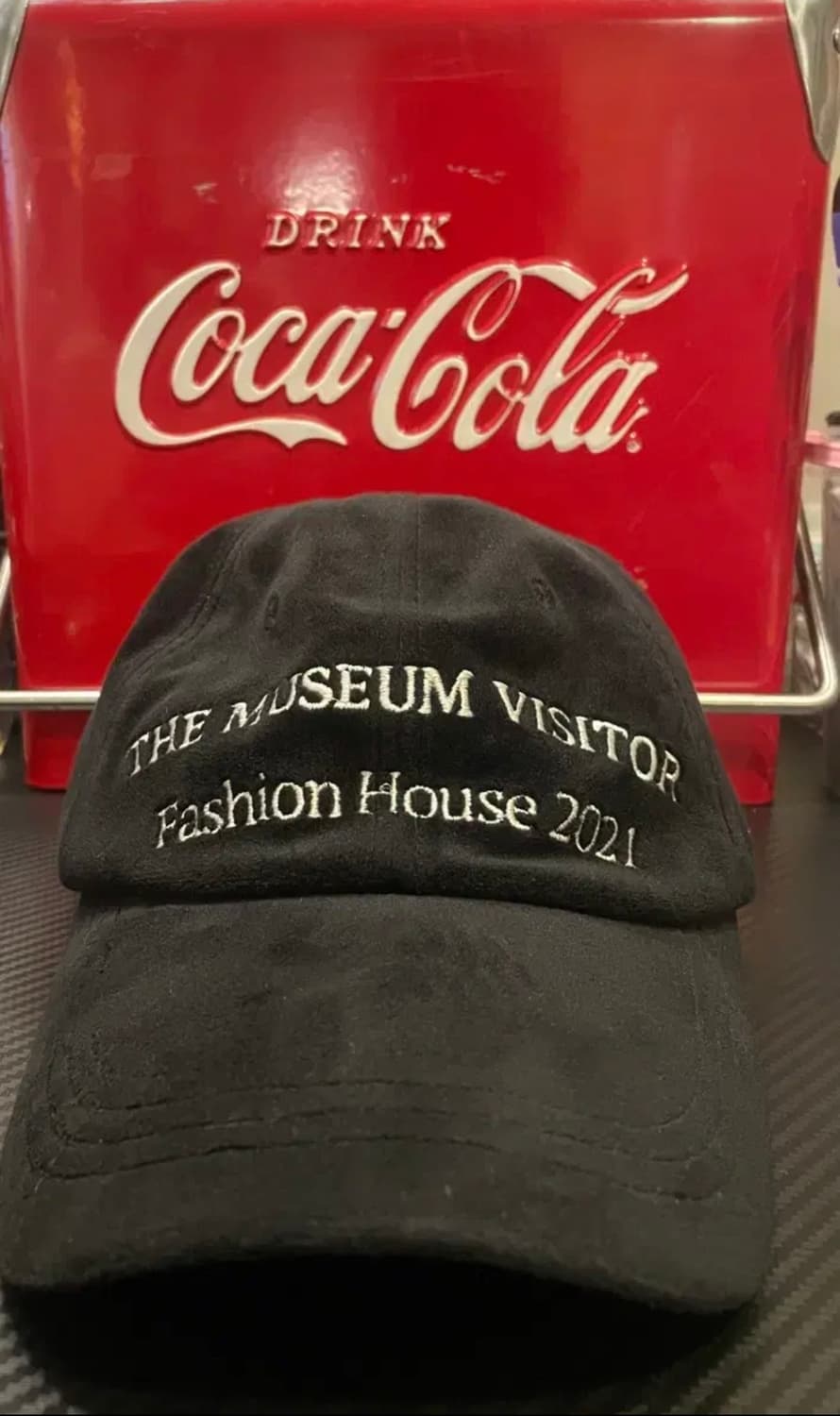 THE MUSEUM VISITOR 검정색 모자 상품이미지1