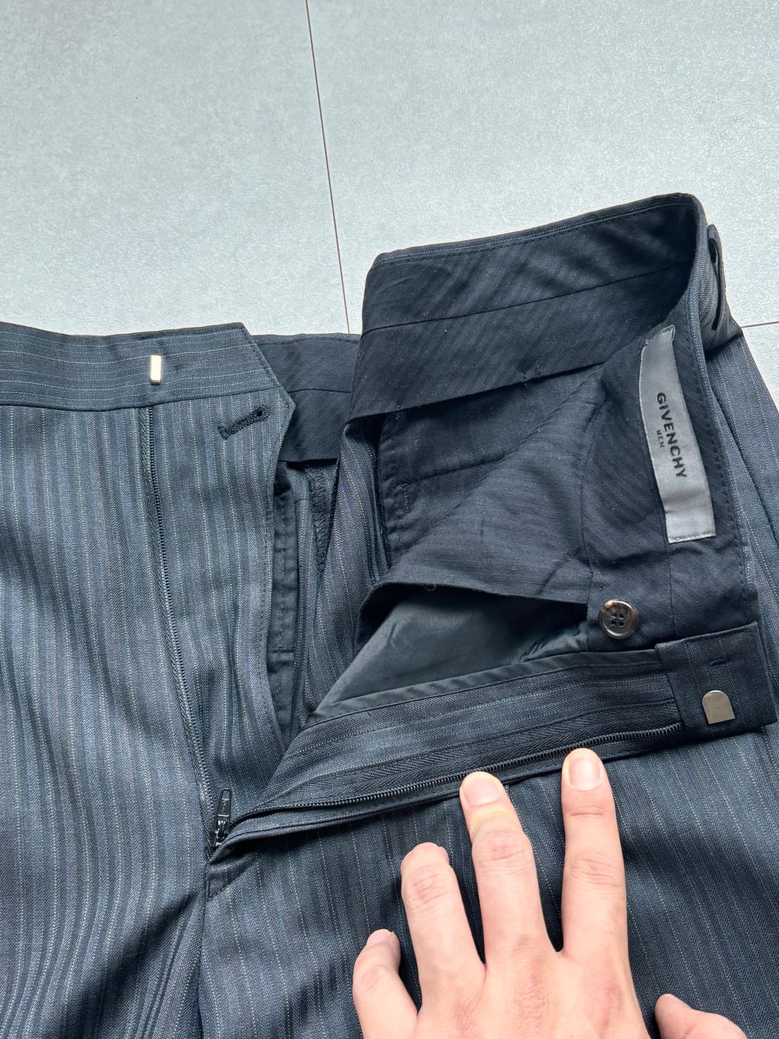 Vintage Givenchy Stripe Slacks M 상품이미지3