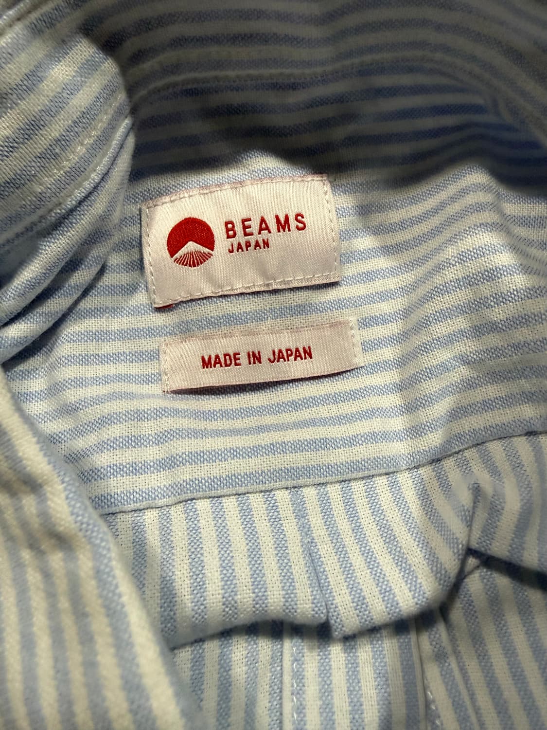 Beams 빔즈 야부사메 스트라이프 셔츠 상품이미지5