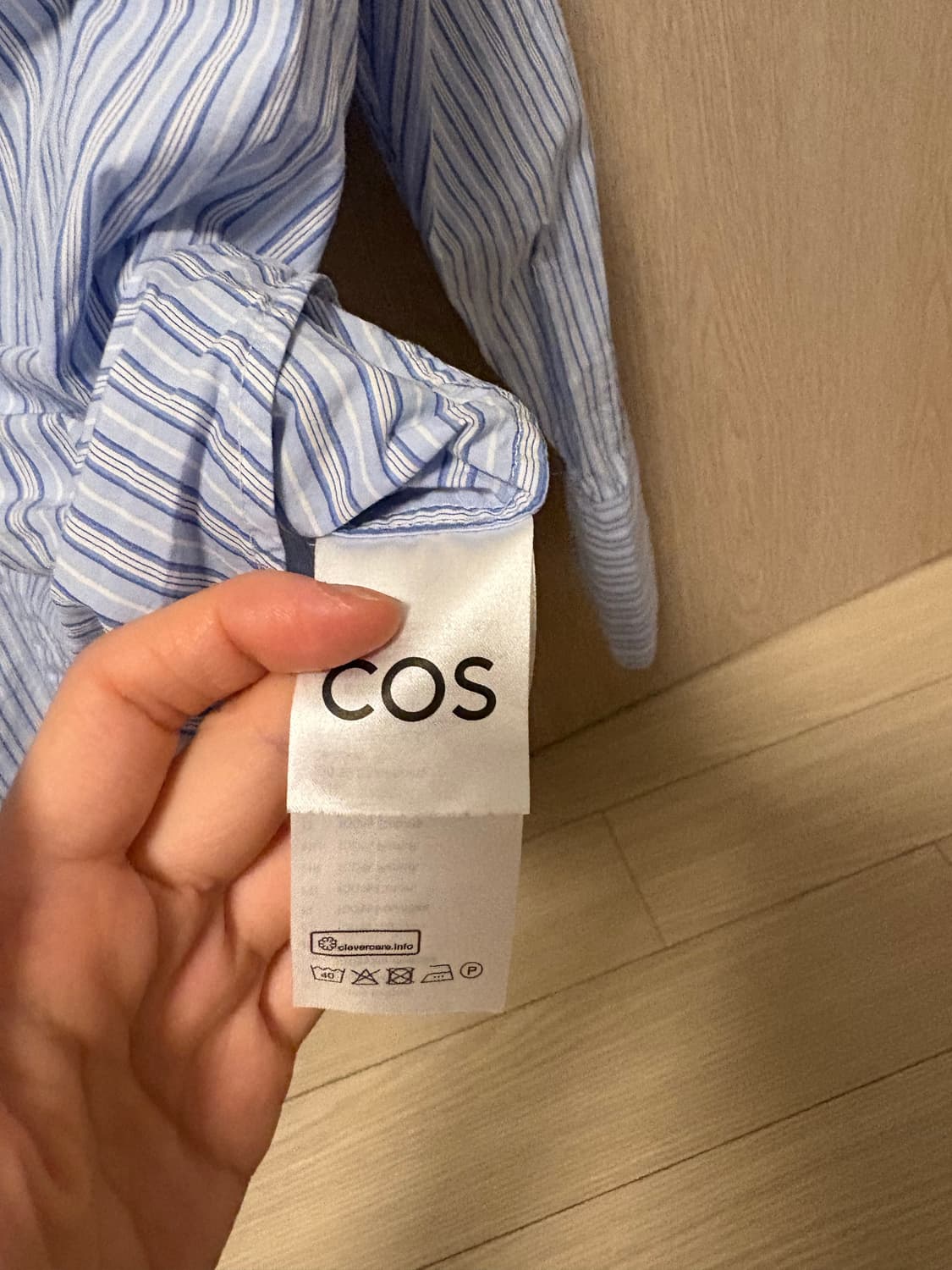 cos 블루 스트라이프 셔츠  상품이미지4