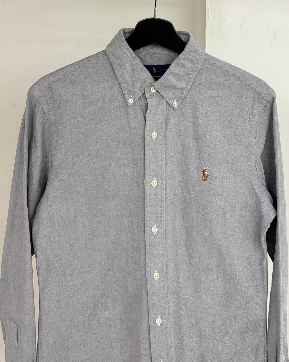 랄프 로렌 그레이 블루 옥스퍼드 셔츠 상품이미지2