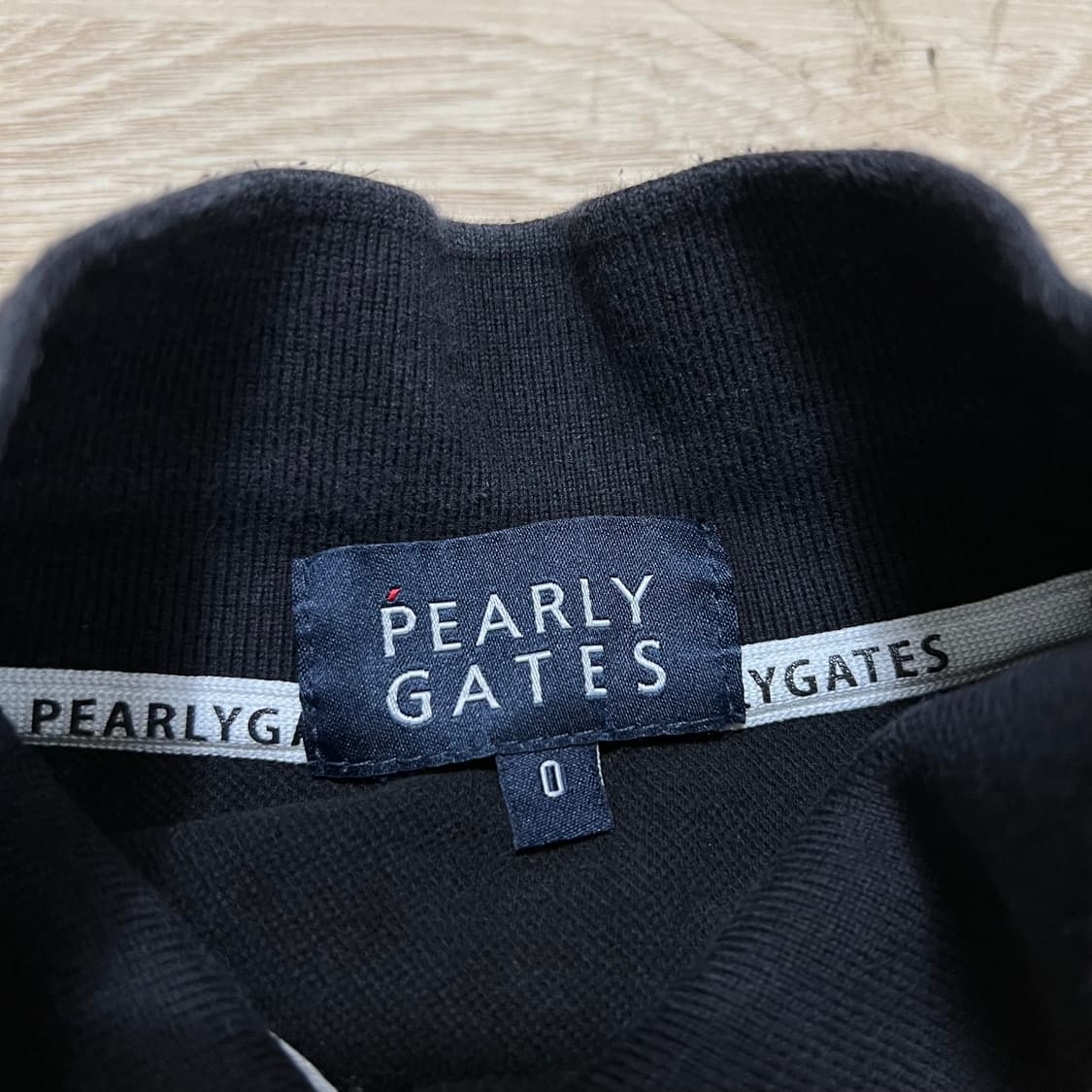 파리게이츠 여성 골프웨어 자수로고 터틀넥 긴팔 카라티 [블랙] 0사이즈 상품이미지6