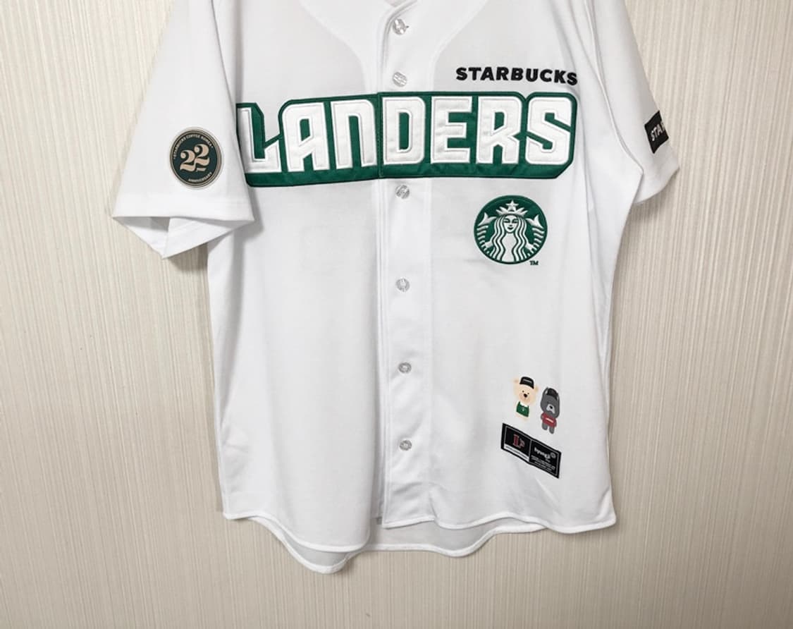 KBO SSG랜더스X스타벅스22주년 한정유니폼/져지 110 상품이미지3