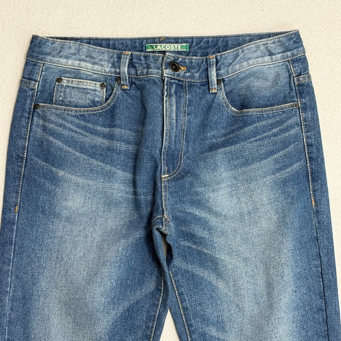 LACOSTE 스트레이트 핏 인디고 데님진 84X97 상품이미지3