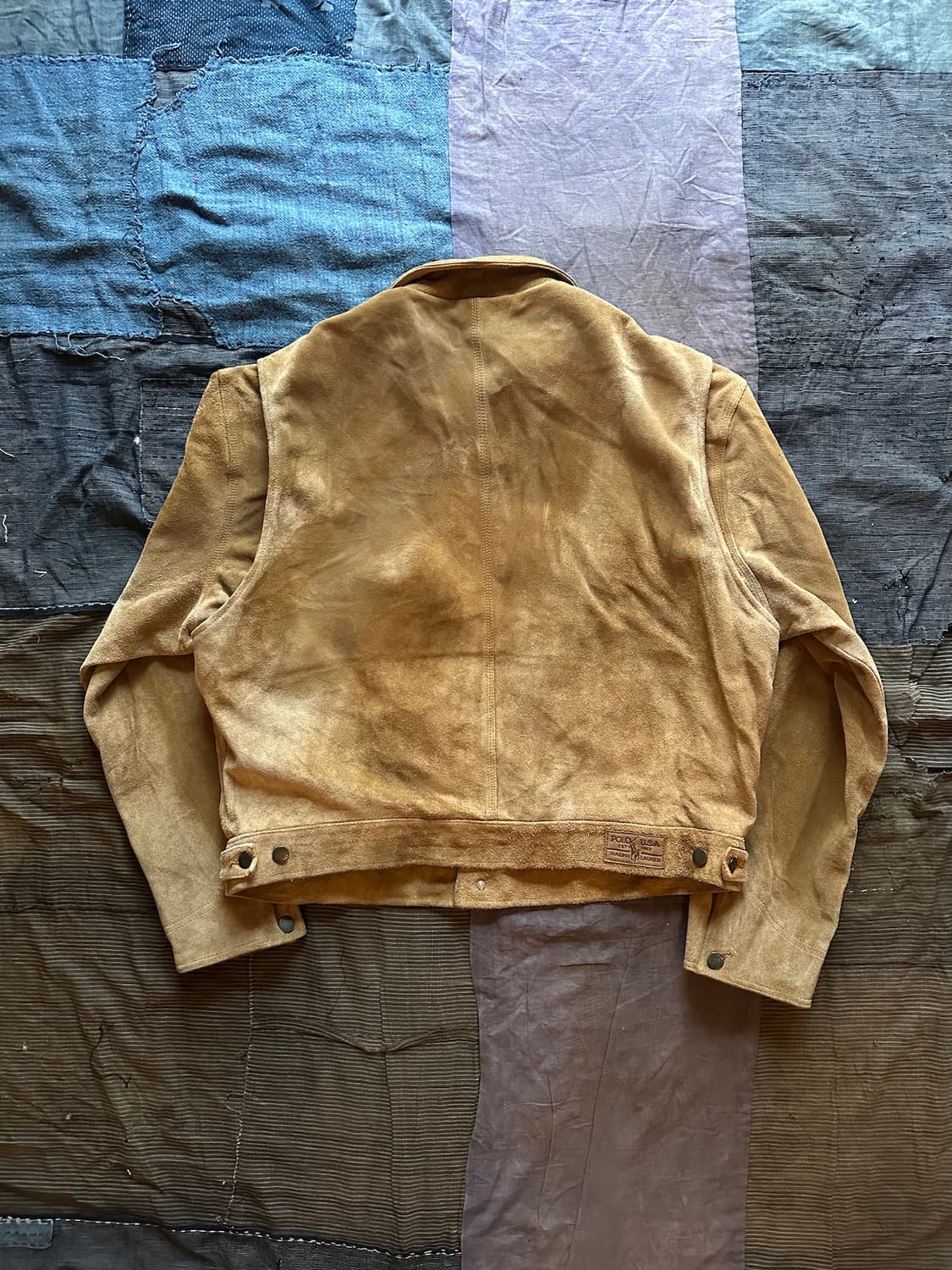 90s 빈티지 폴로 랄프로렌 덩가리 스웨이드 자켓 rrl 상품이미지5