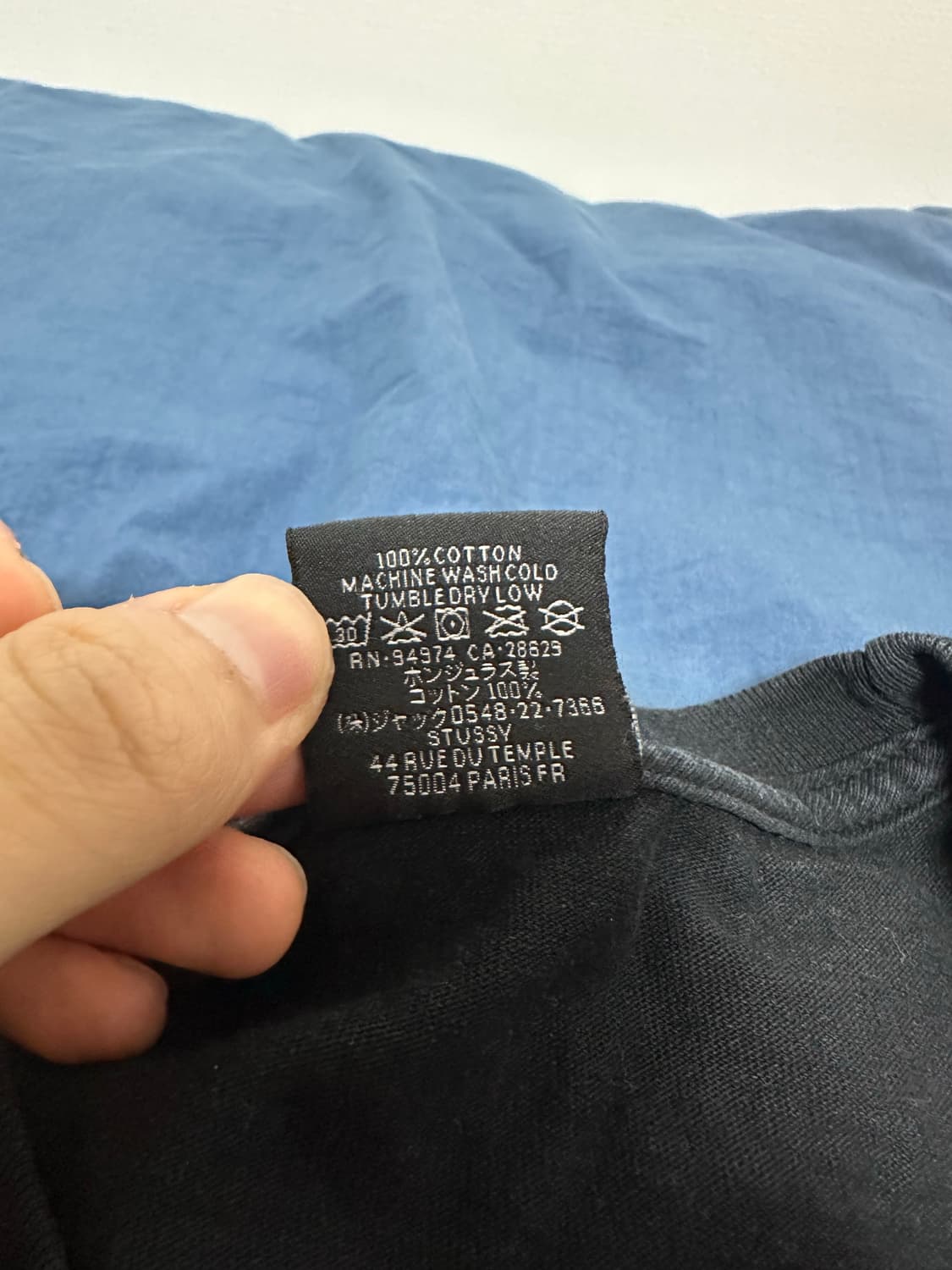 (XXL)스투시 피그먼트 반팔 블랙 상품이미지4