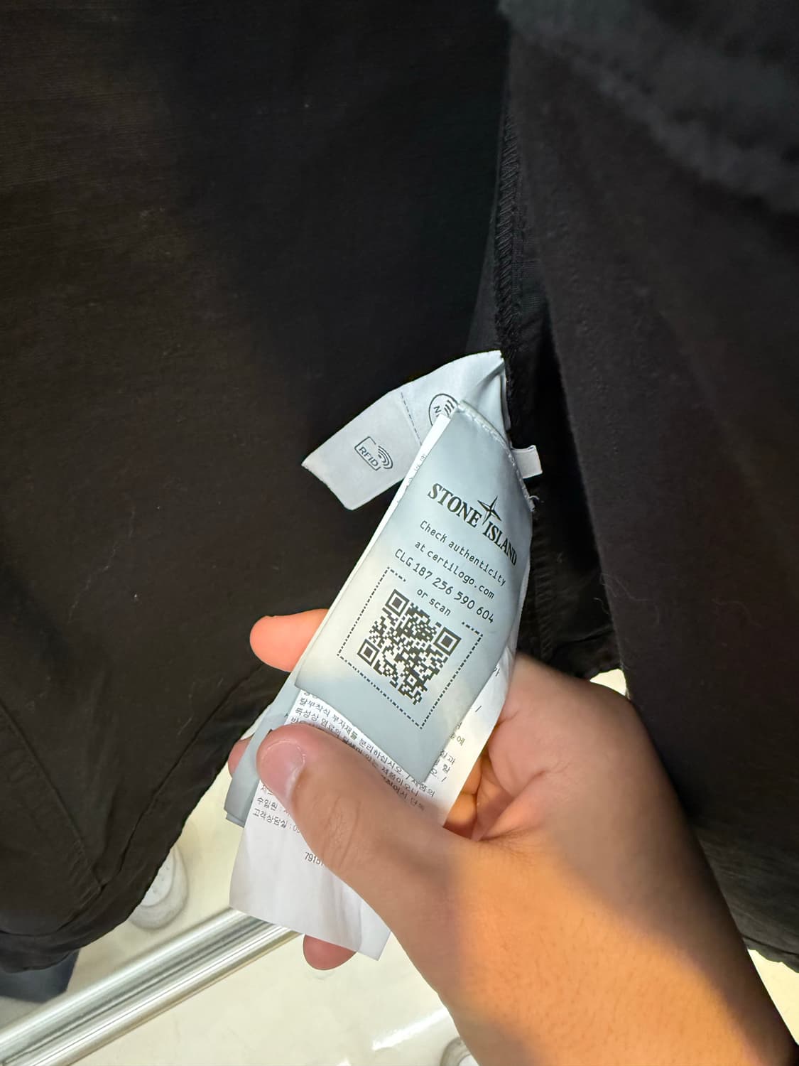 24ss 스톤아일랜드 가먼트 다이드 오버셔츠 L  상품이미지3