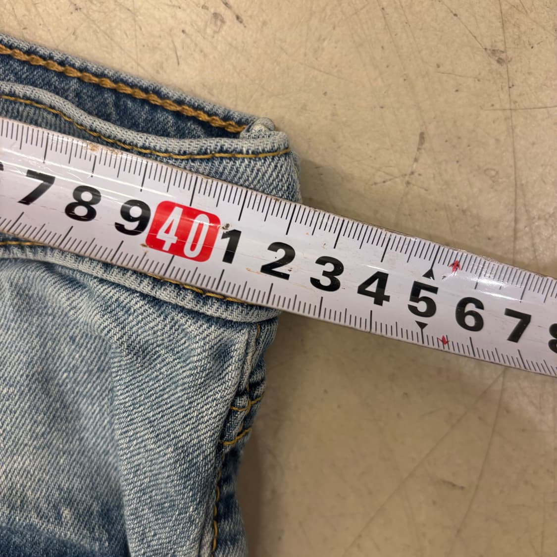 리바이스 502 워싱 데님 팬츠 상품이미지6