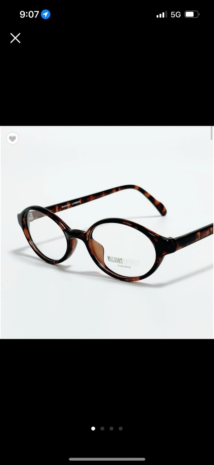 미치코런던 레오파드 블루라이트 차단 안경 상품이미지1