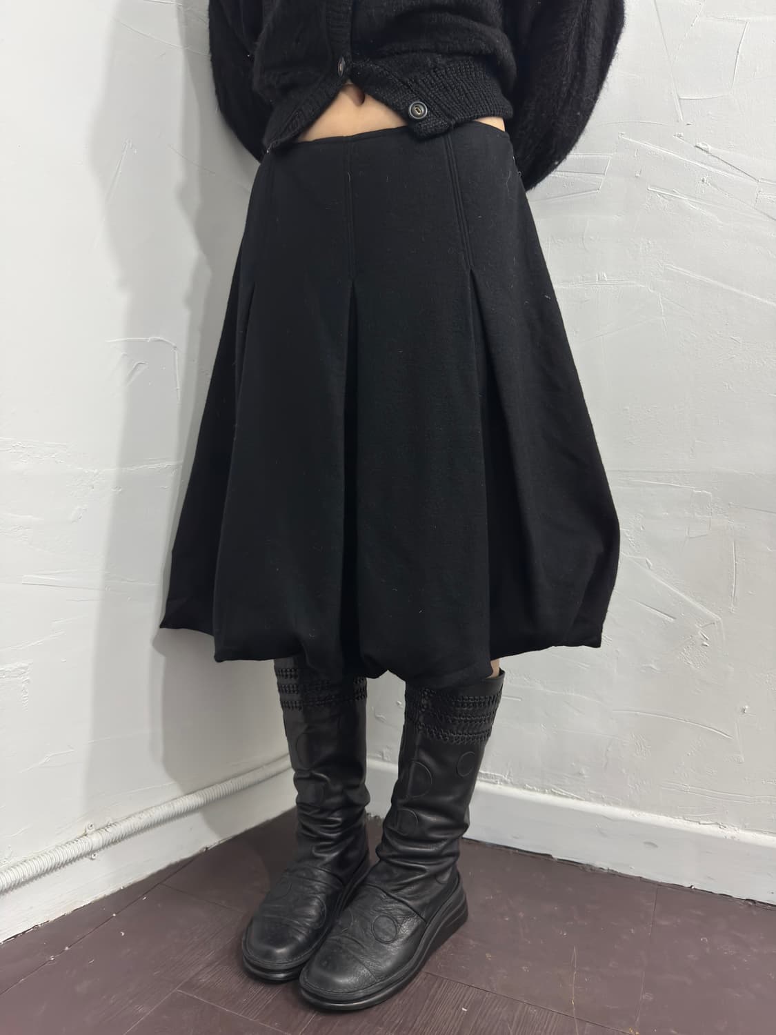 talbots puff wool midi skirt 상품이미지1