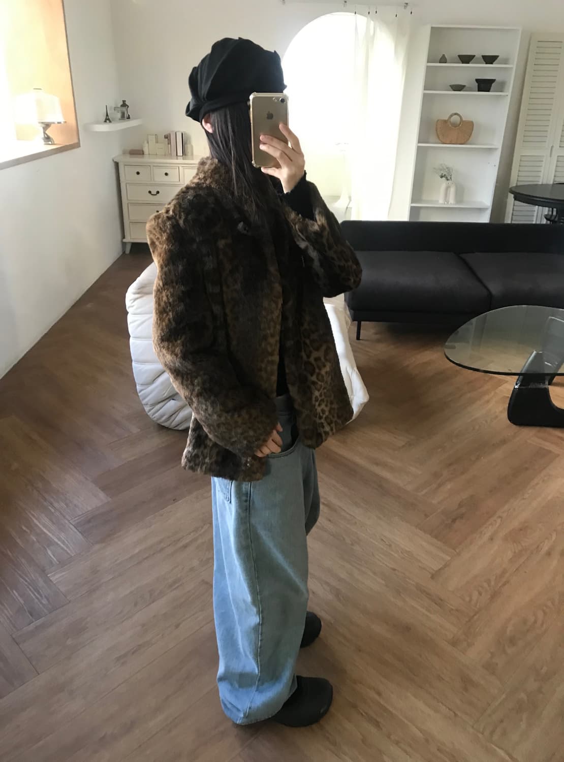 vintage leopard fur jacket 상품이미지4
