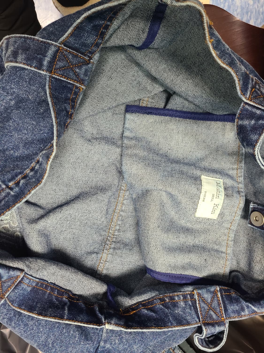 마뗑킴 데님 가방 숄더백 쇼퍼백 상품이미지6