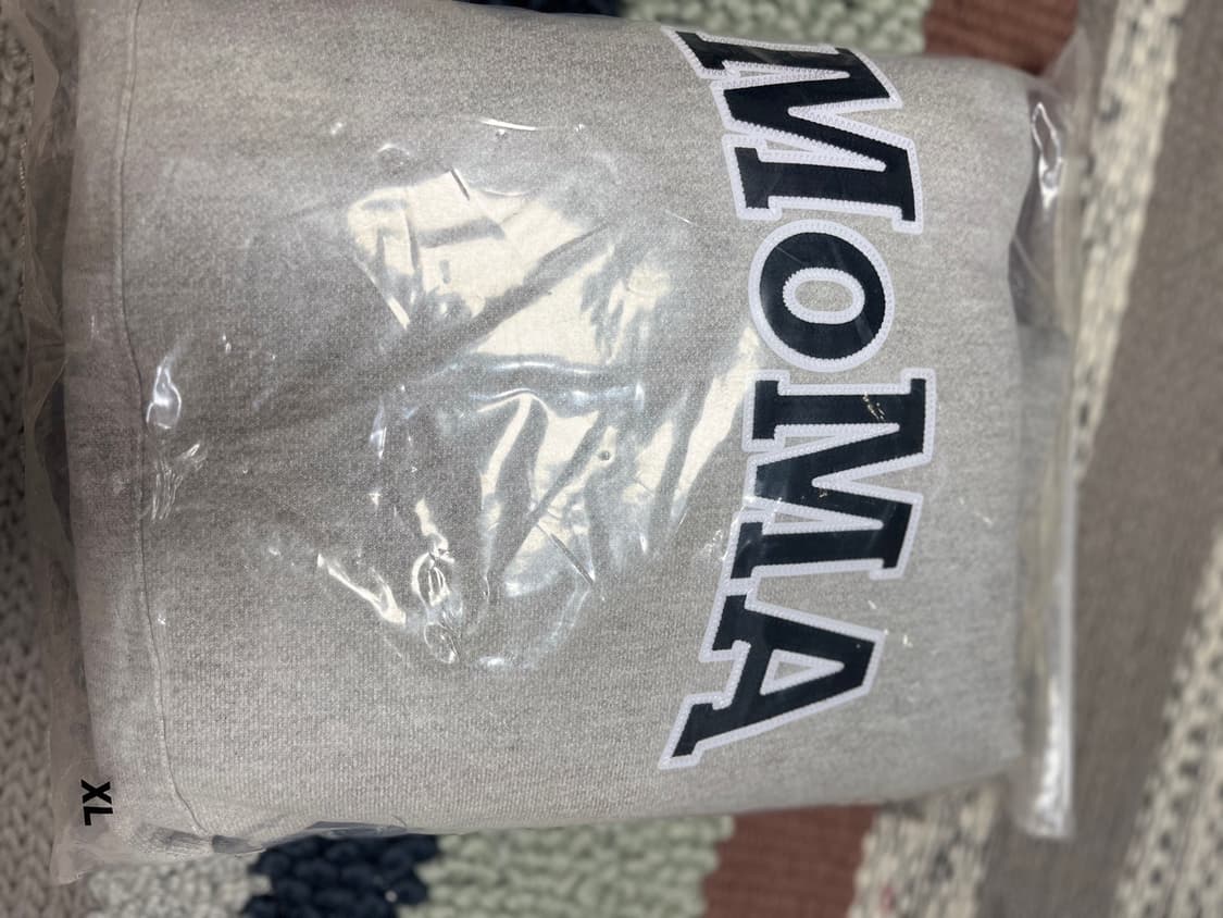 MOMA 회색 자수 후디 XL 새상품 상품이미지3