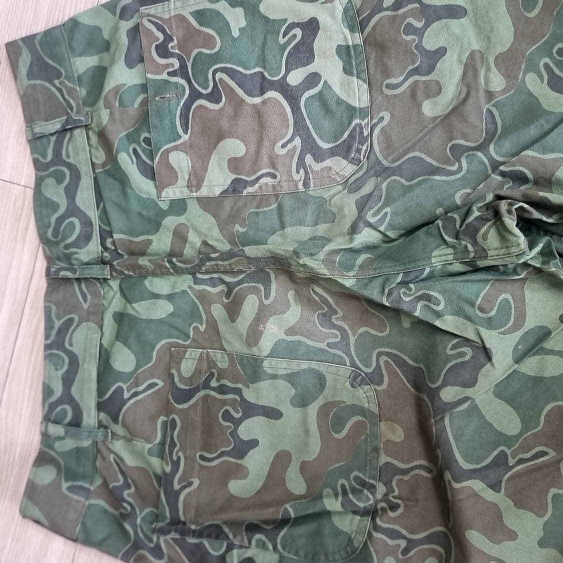 70년대 해병대 카모플라쥬 패턴 밀리터리 바지(30) 상품이미지4