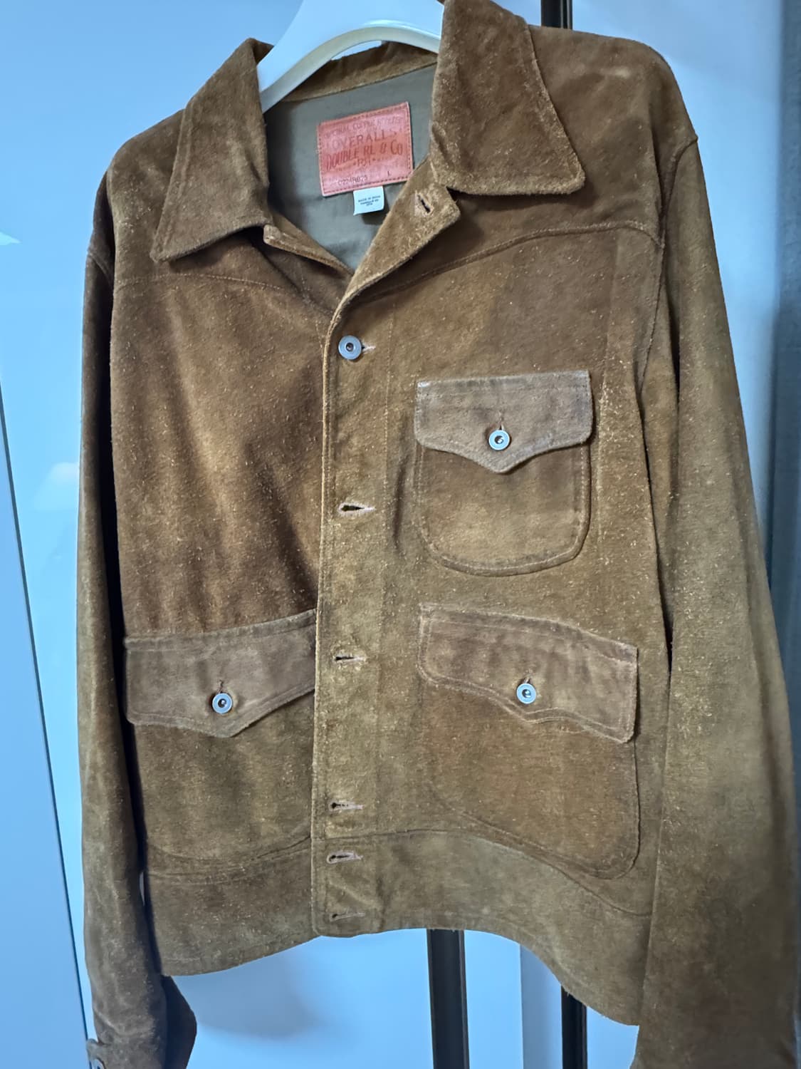 더블알엘 러프아웃 자켓 L사이즈 판매합니다. 상품이미지1