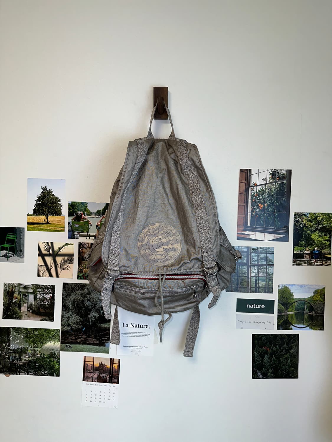 Kipling gray bokashi backpack 상품이미지1