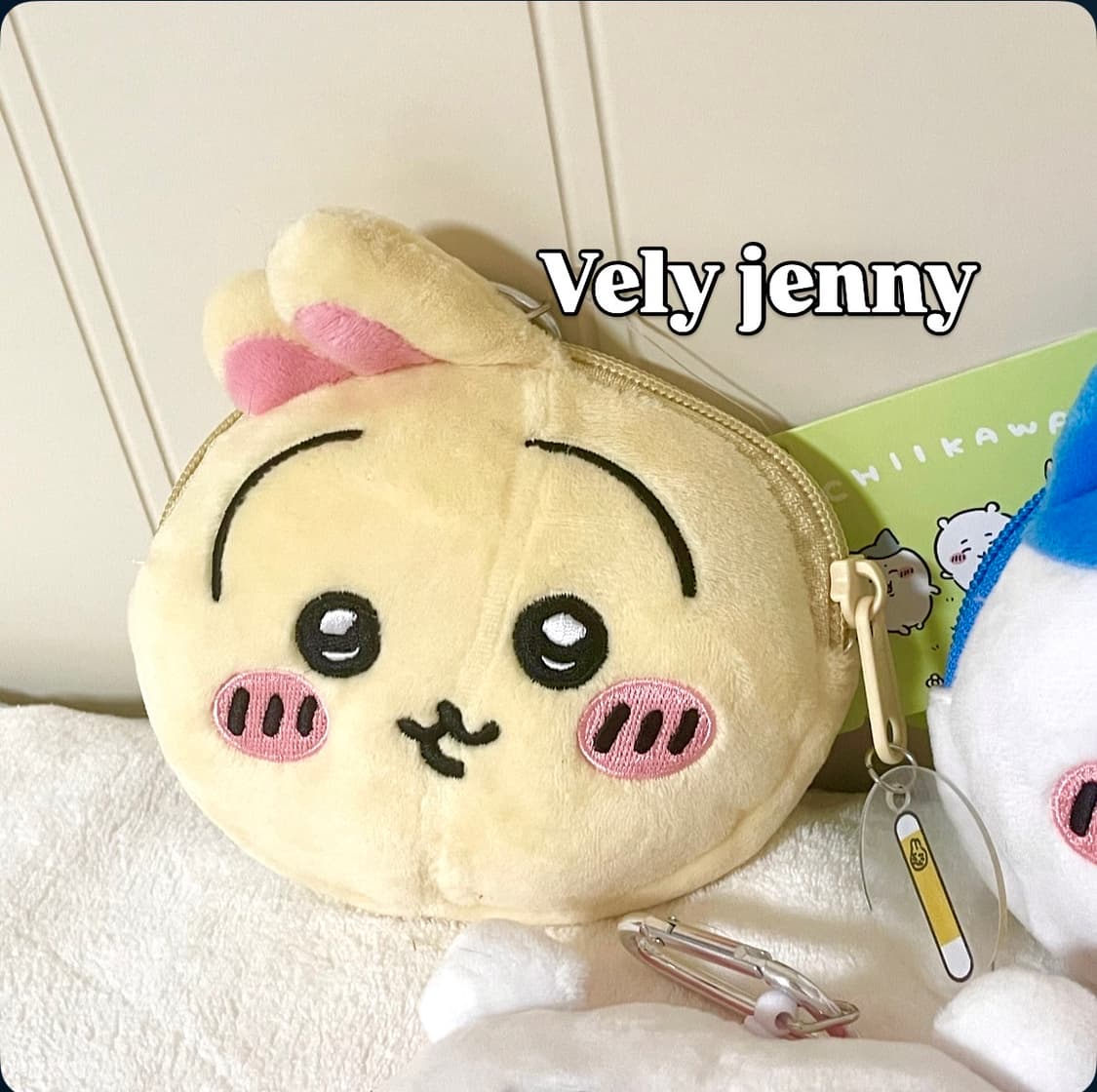 새상품)정품 먼작귀 치이카와 하치와레 우사기 파우치 인형 키링 상품이미지6