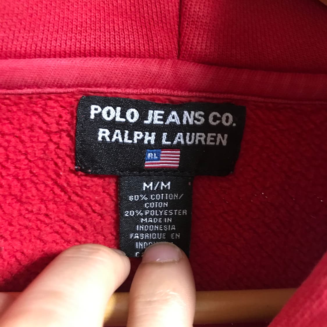 폴로 랄프로렌 스펠로고 후드집업자켓(싸게 올려용 상품이미지4