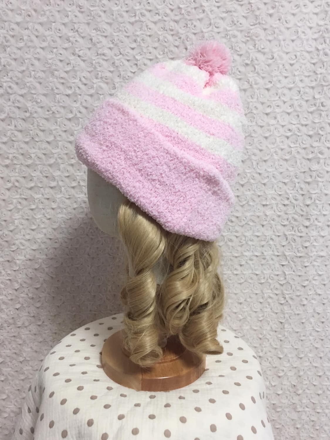 빈티지 sorridere 캔디 폼폼이 비니 상품이미지2