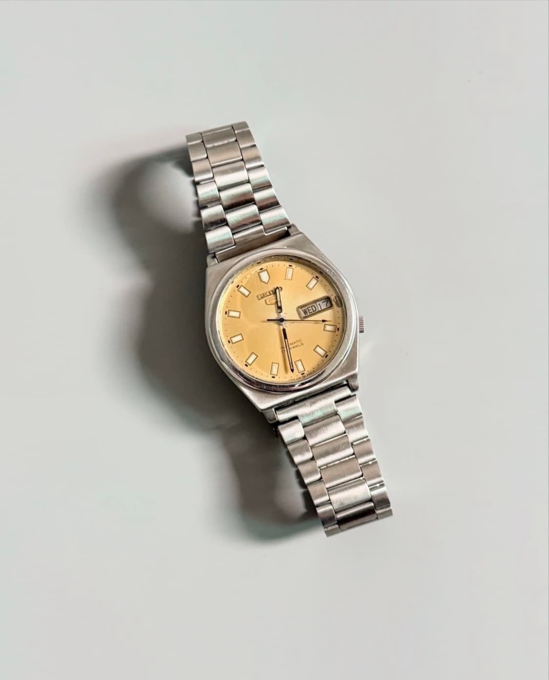 Vintage SEIKO 5 Automatic metal watch 상품이미지2