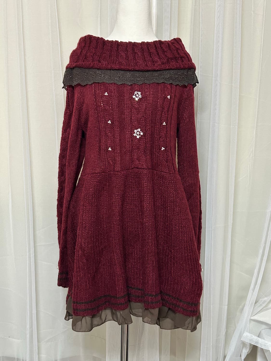 엑시즈팜 페어리깔 니트원피스 숲속요정깔 상품이미지1