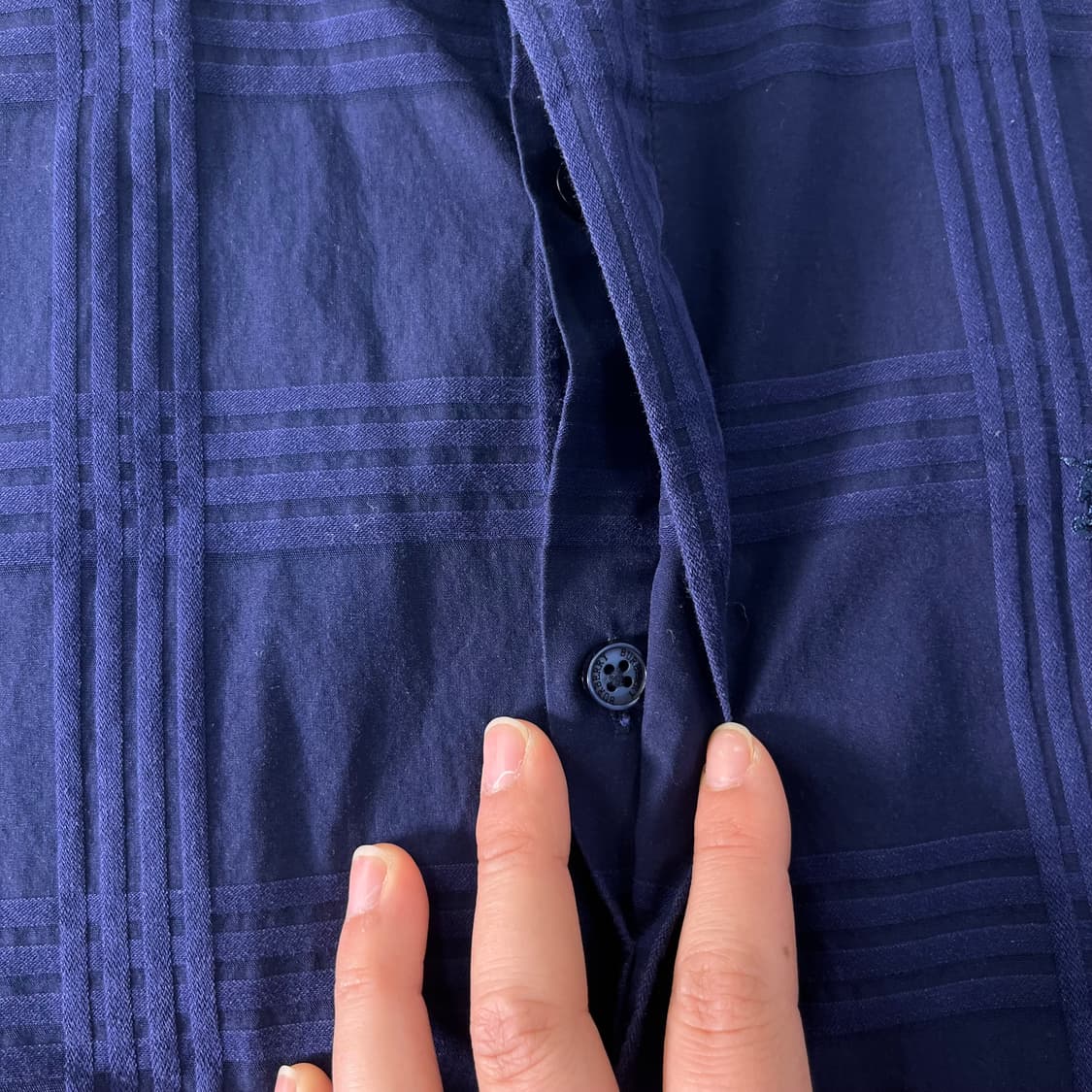 100 버버리 기마로고 체크 패턴 셔츠  상품이미지4