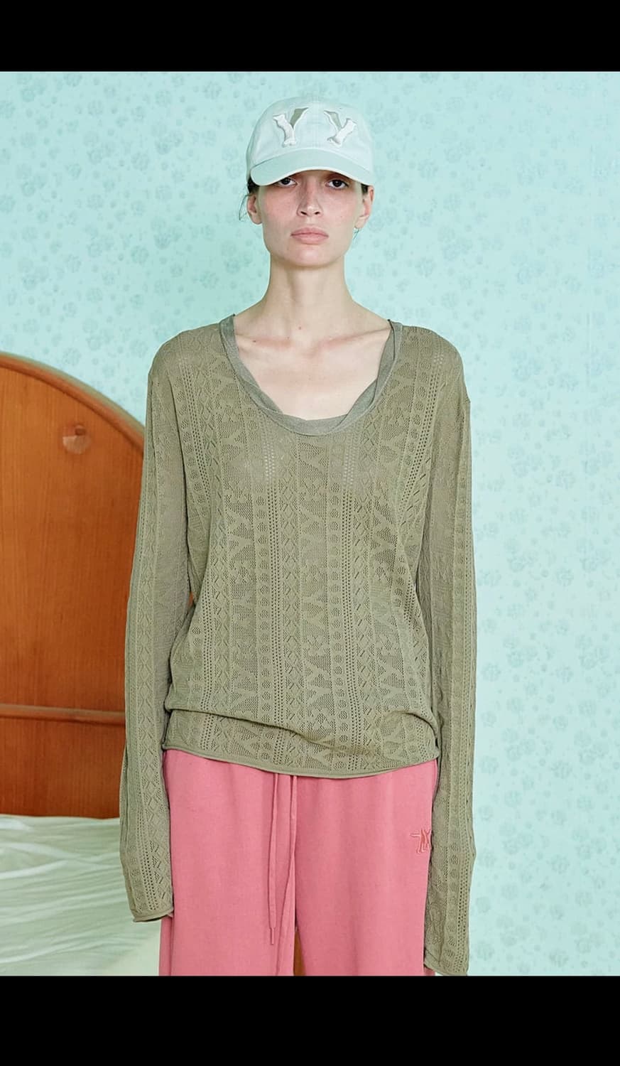 오픈와이와이 YY JACQUARD PULLOVER, KHAKI 상품이미지4