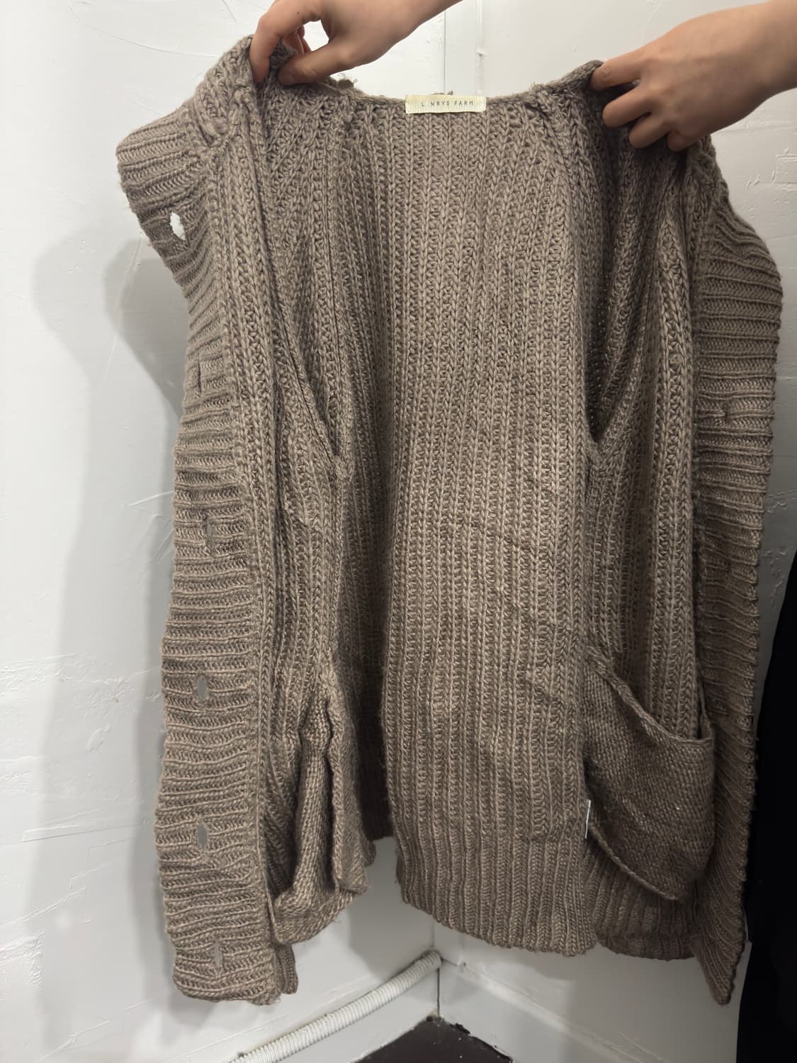 lowrys farm hood button knit cardigan 상품이미지6