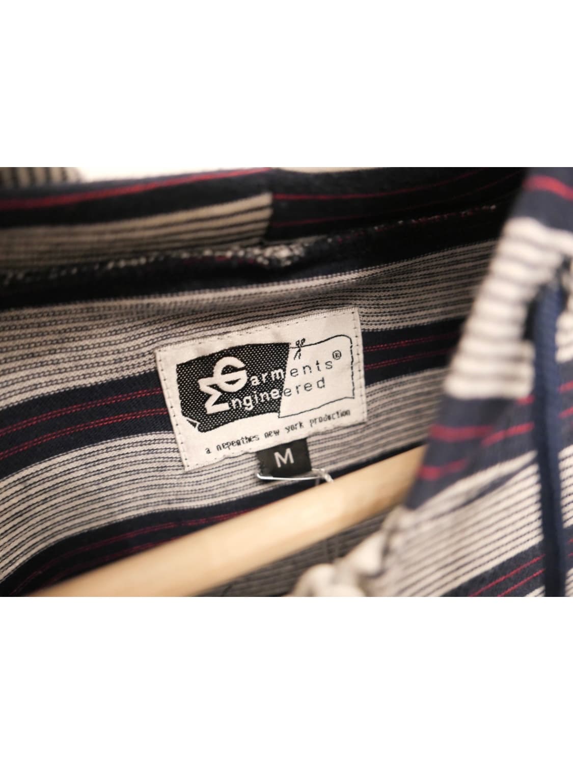 엔지니어드 가먼츠 스트라이프 후드집업 상품이미지3