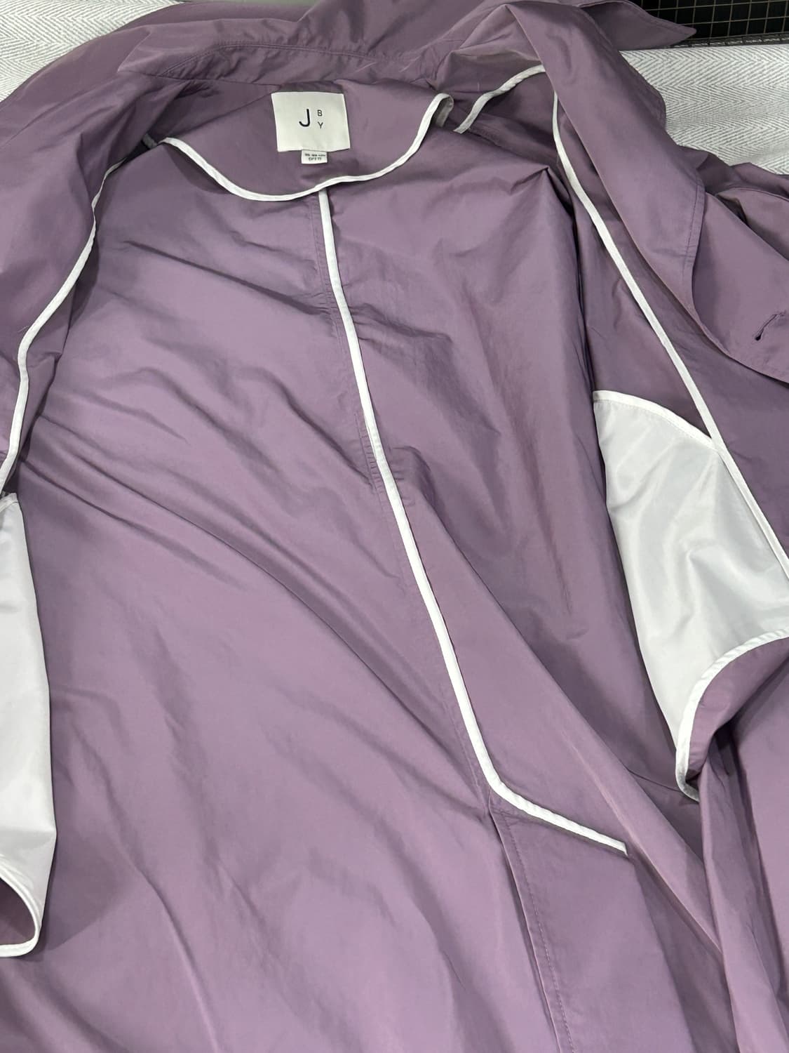 J BY 제이바이 퍼플 트렌치코트 77-날씬88 상품이미지8