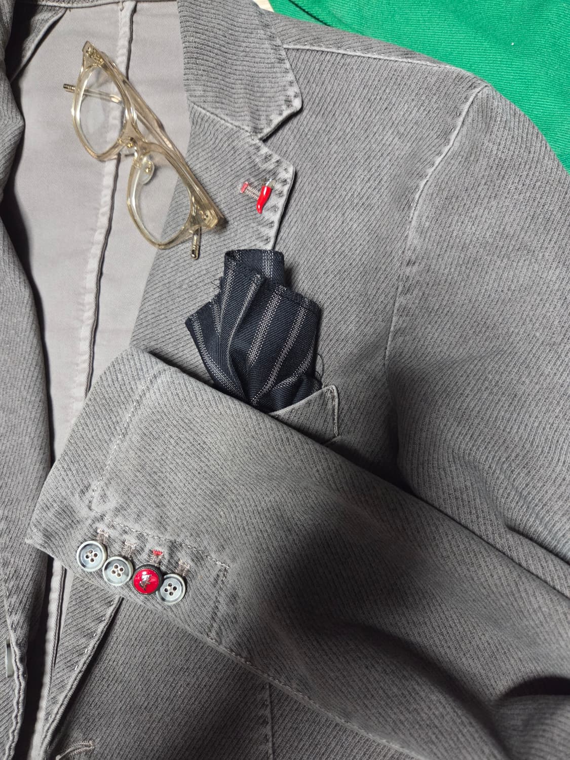 (ITALY)MULISH PREMIUM 블레이저 자켓 빈티지워싱 상품이미지7