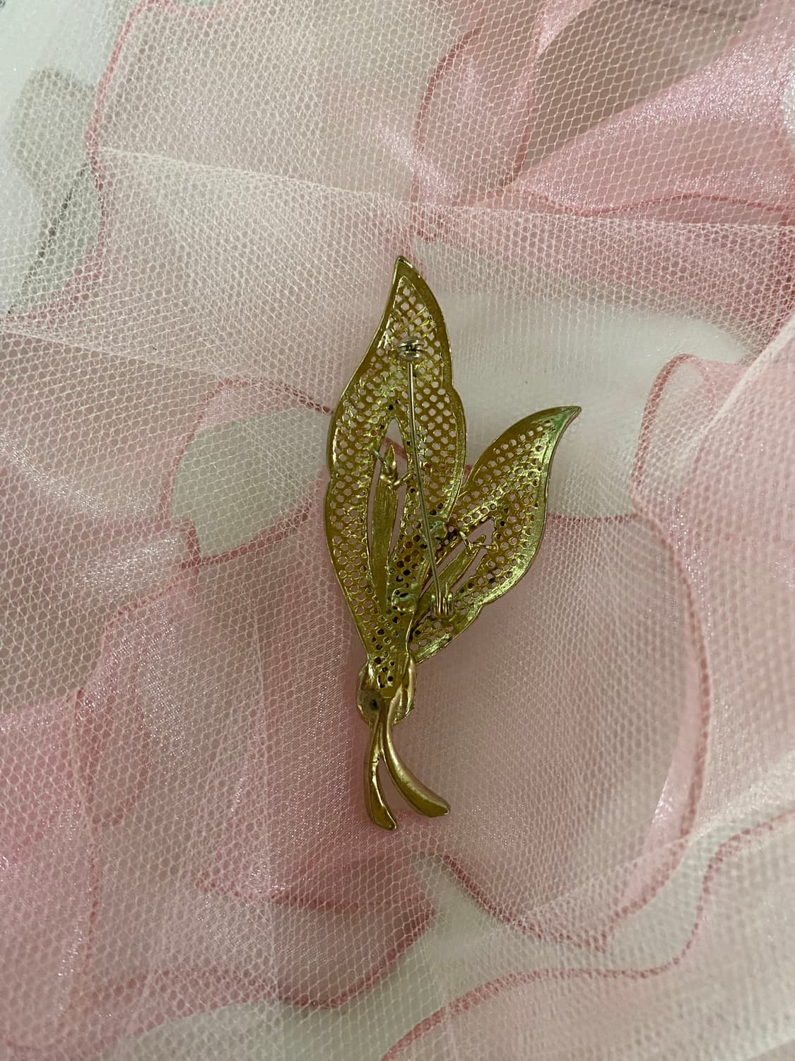 골드 리프 잎사귀 빈티지 브로치 상품이미지4