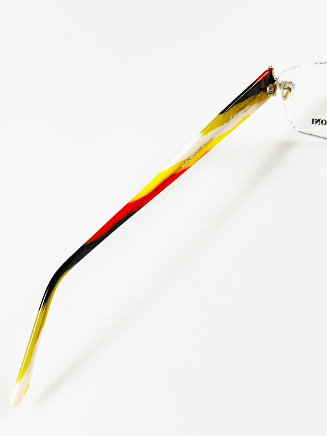 MISSONI 미쏘니 무테 스퀘어 메탈 프레임 빈티지 안경 상품이미지7