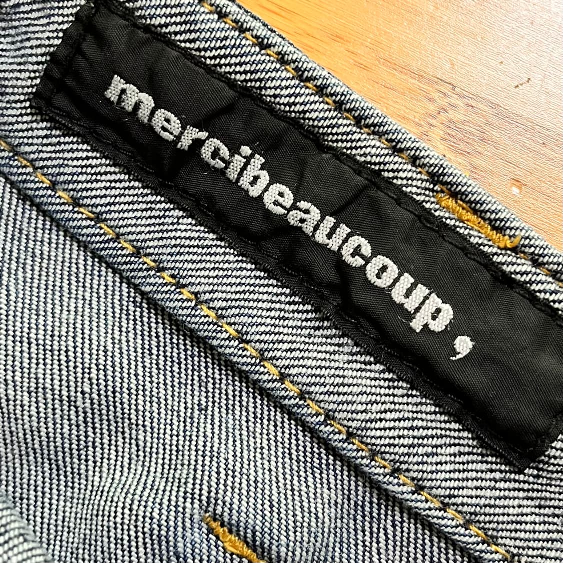 메르시보꾸 사루엘 데님팬츠  상품이미지5