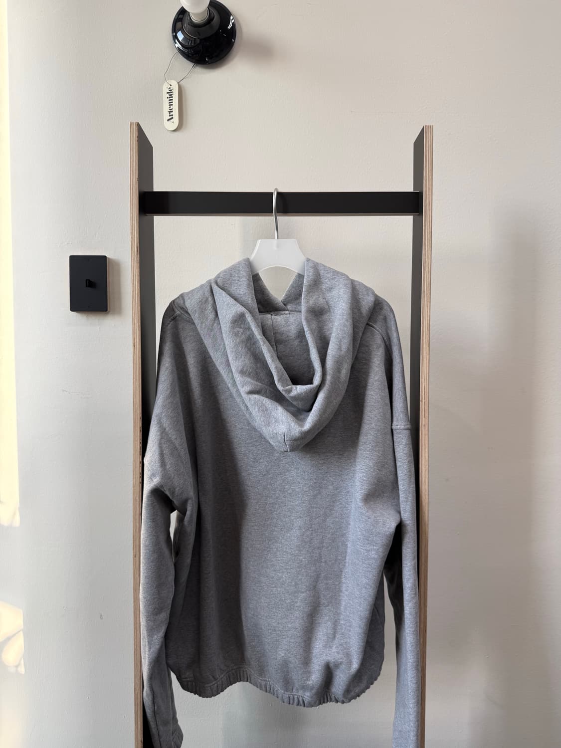 새티스파이 로고 소프트쉘 후드티 헤더 그레이 상품이미지4