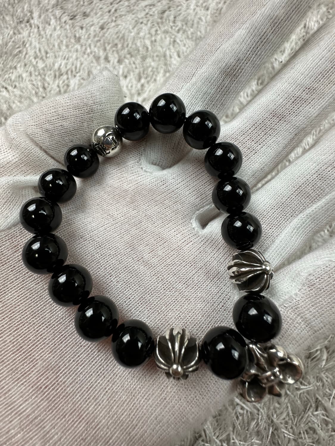 [10mm] 정품 크롬하츠 BS 플레어 참 비즈 팔찌 상품이미지7