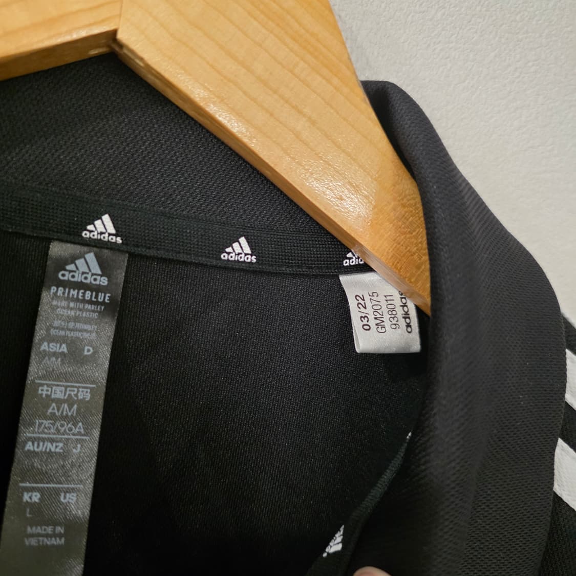 아디다스 3S 반팔 카라티 블랙 L 상품이미지5