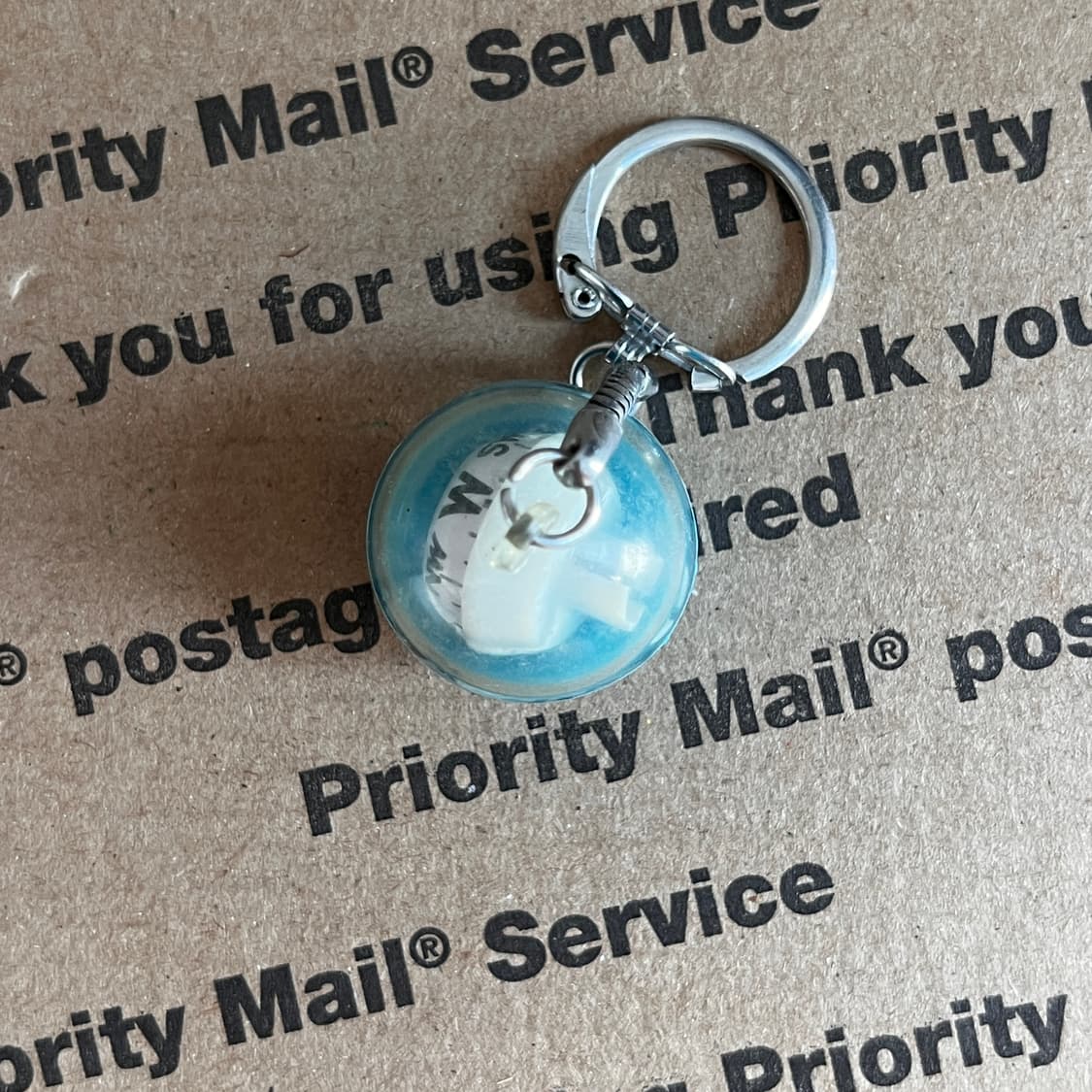 90s vtg Mini Compass Ball Keyring 상품이미지3