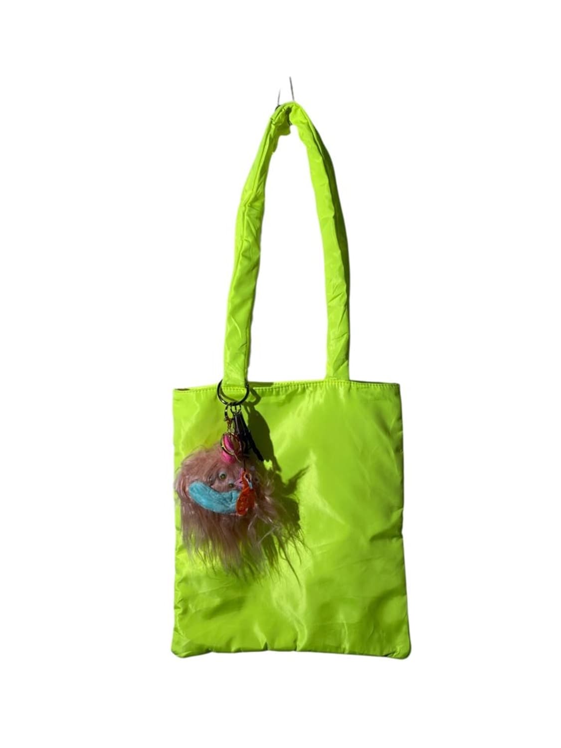 cheek 네온 그린 숄더백 토트백 상품이미지1