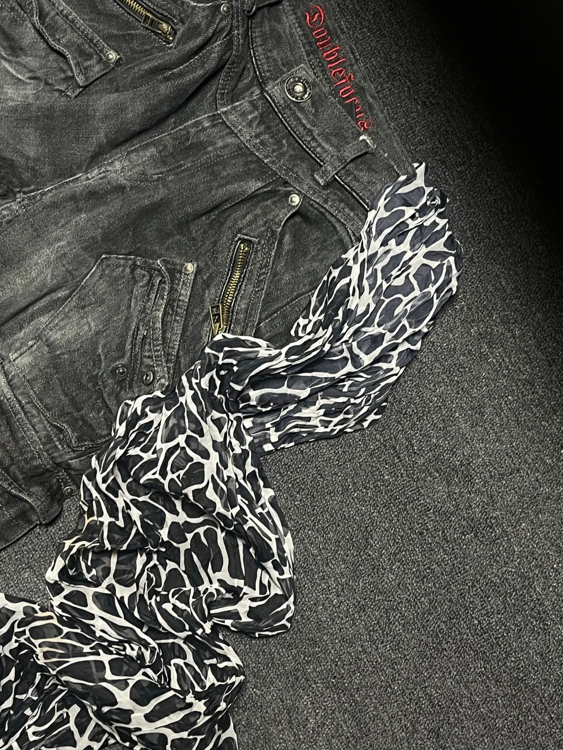 Punk Leopard silky scarf 상품이미지1