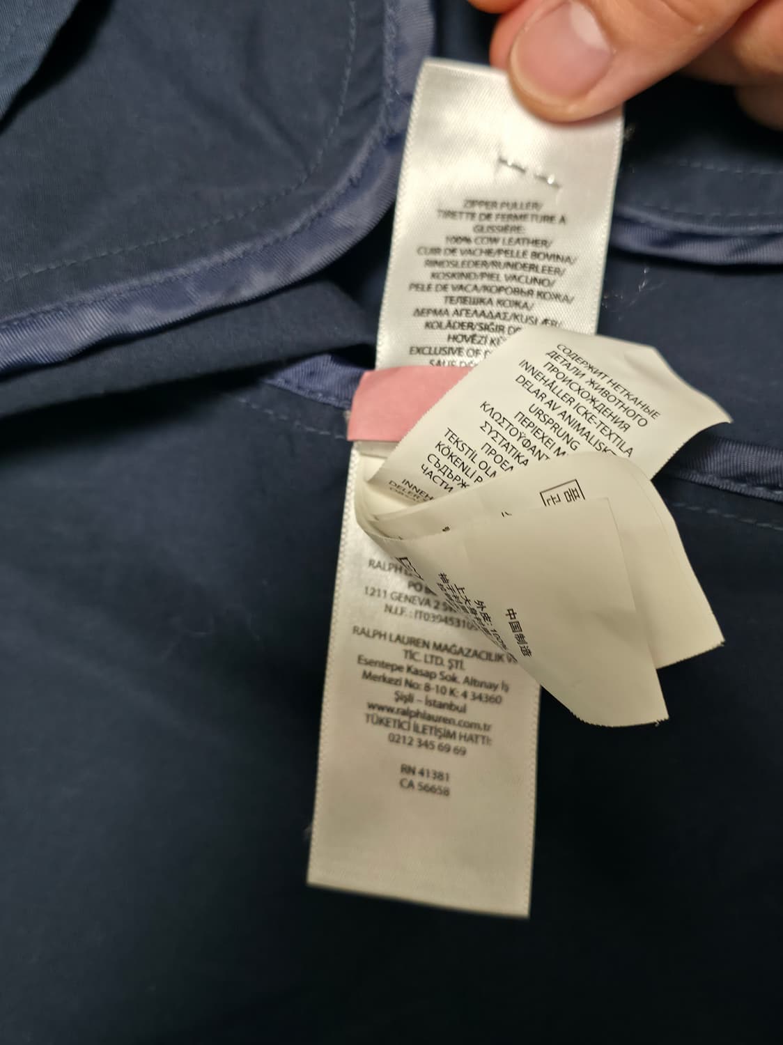 폴로 랄프로렌 네이비 자켓 M 베이포트 바이스윙 블루종 사용감 적음 상품이미지6