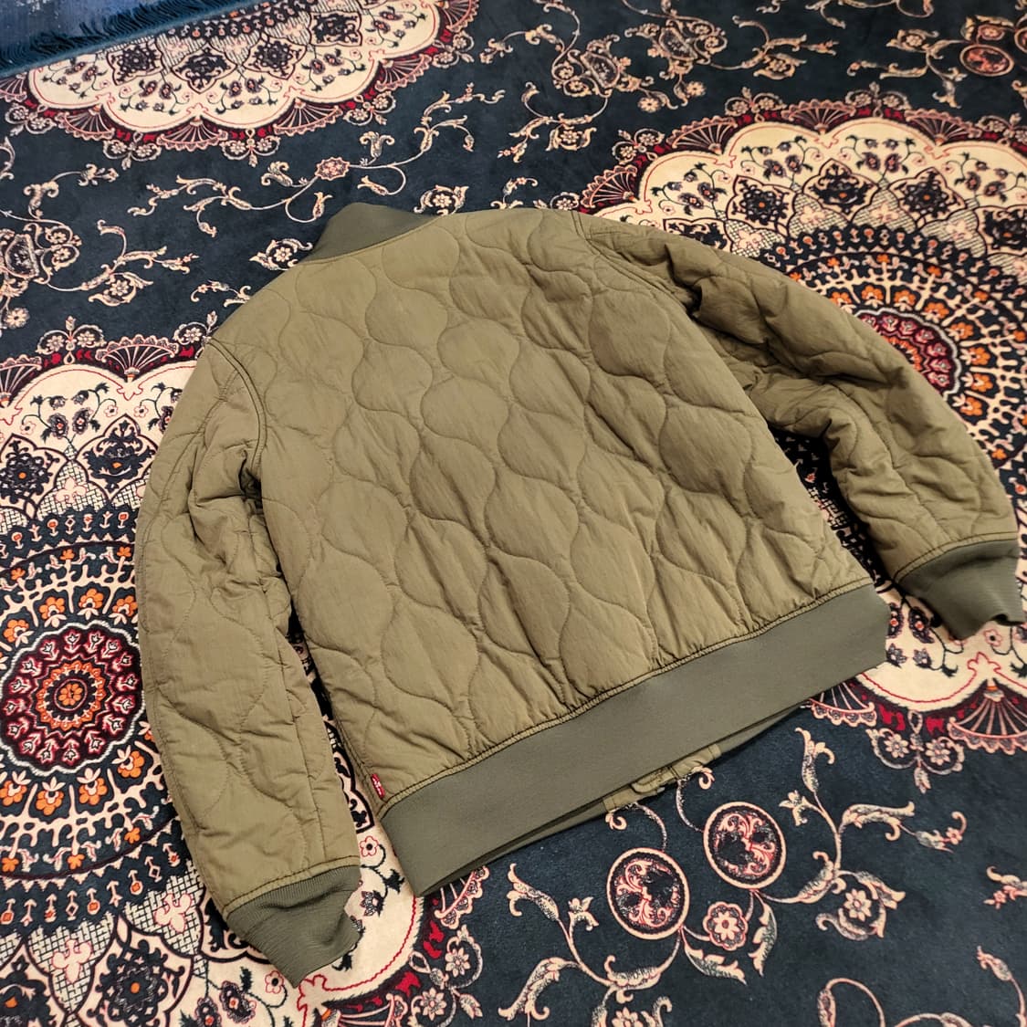 리바이스 퀄팅 봄버 자켓 (S) 상품이미지5