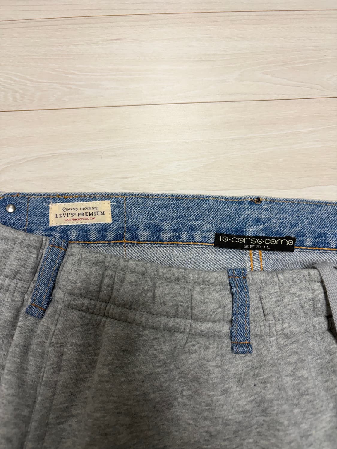 (S) BLESS 블레스 오버조깅진 회색 조거버전 상품이미지4