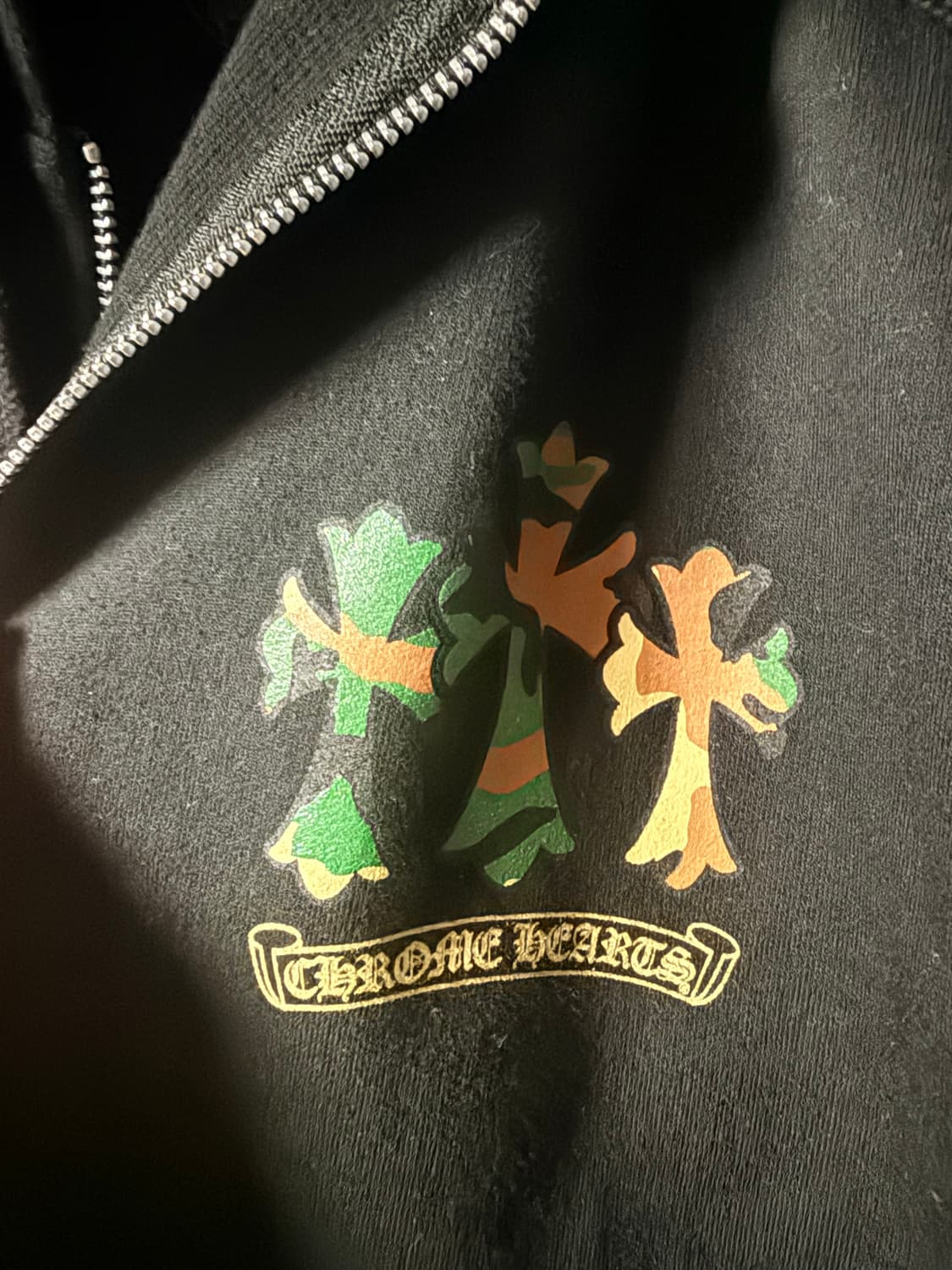 (백화점택) 크롬하츠 헤비웨이트 카모플라쥬 홀스슈 후드집업 2XL 상품이미지2