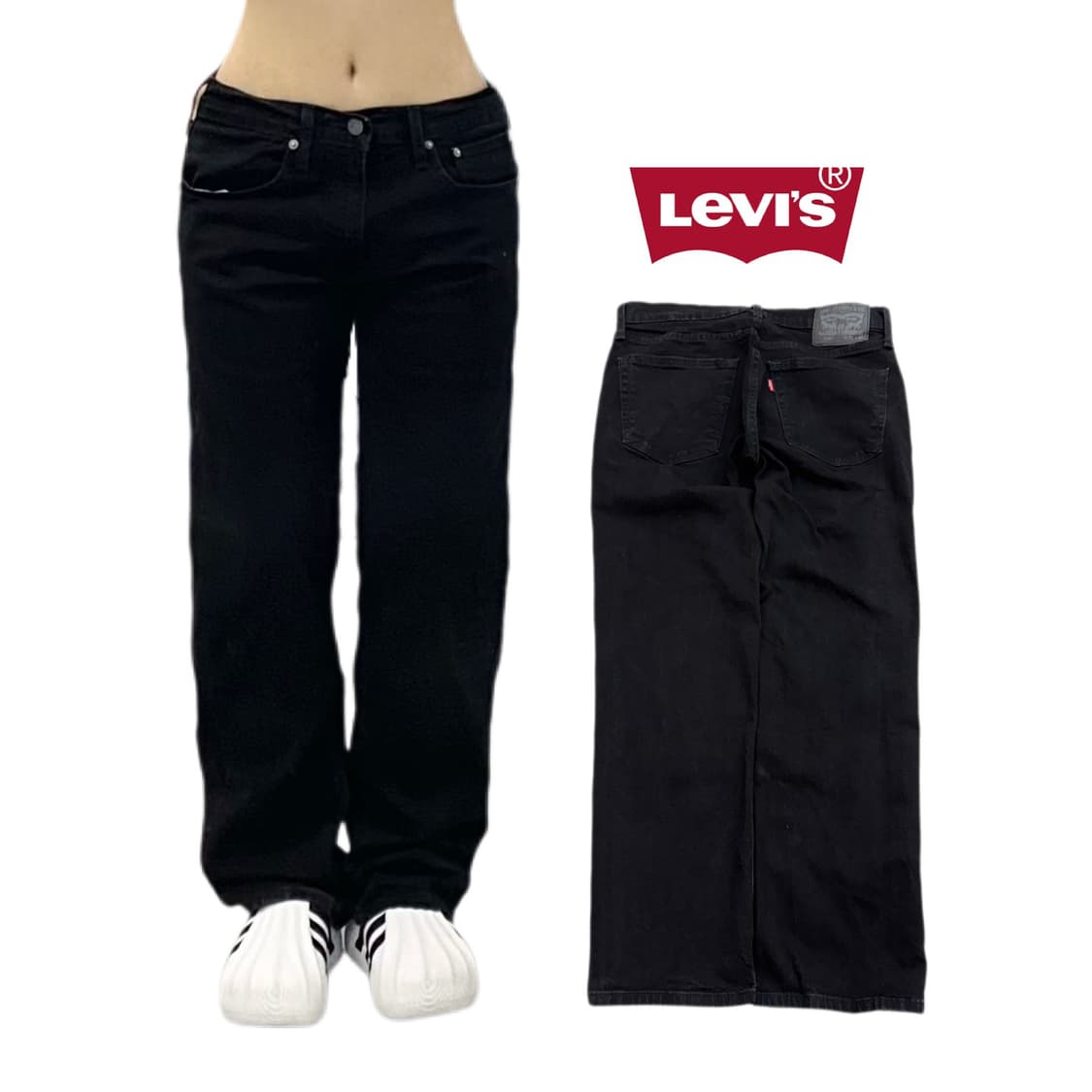 리바이스 559 새깅 스케이터 블랙 데님팬츠 상품이미지1