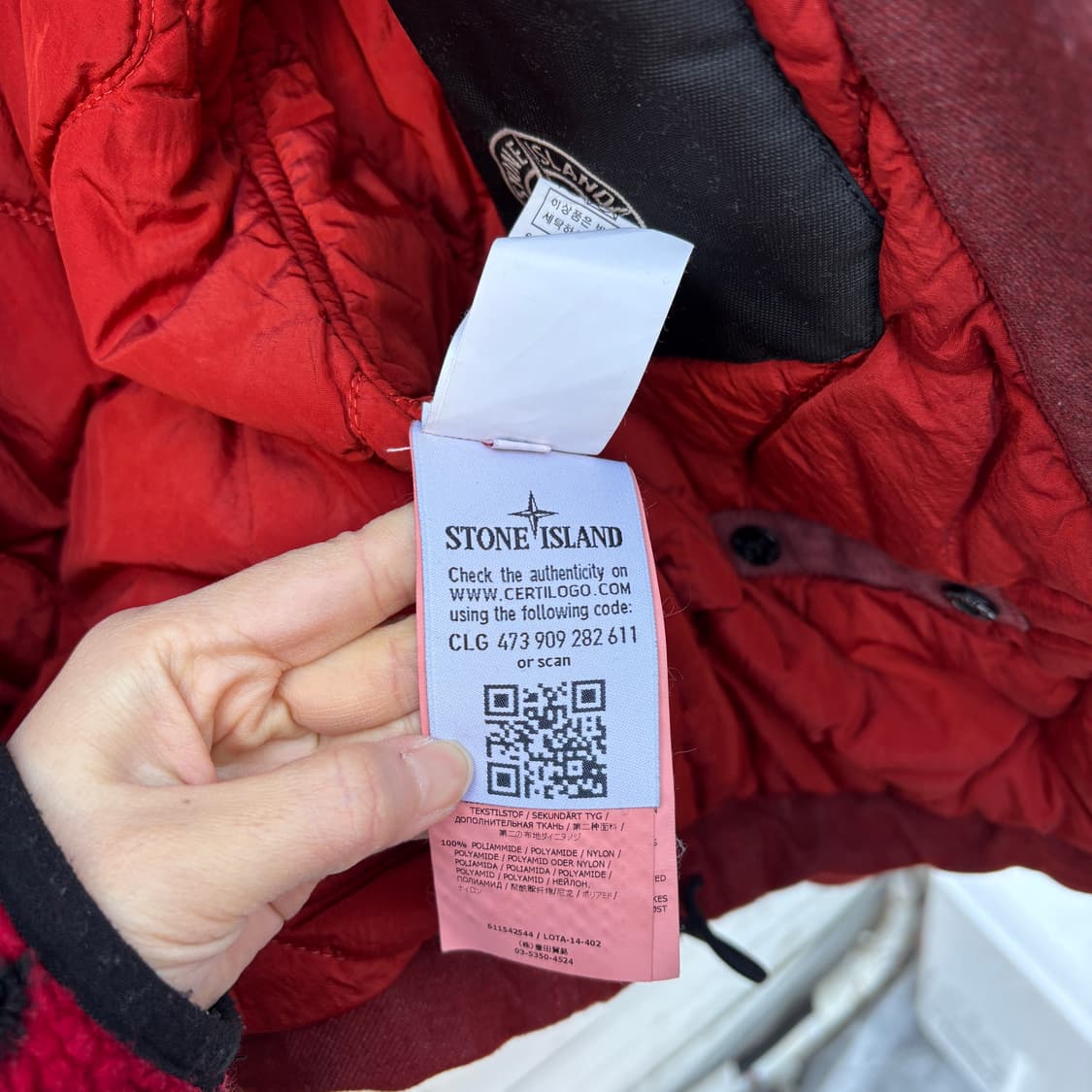 Stone Island 스톤아일랜드 후드 누빔 자켓 상품이미지10